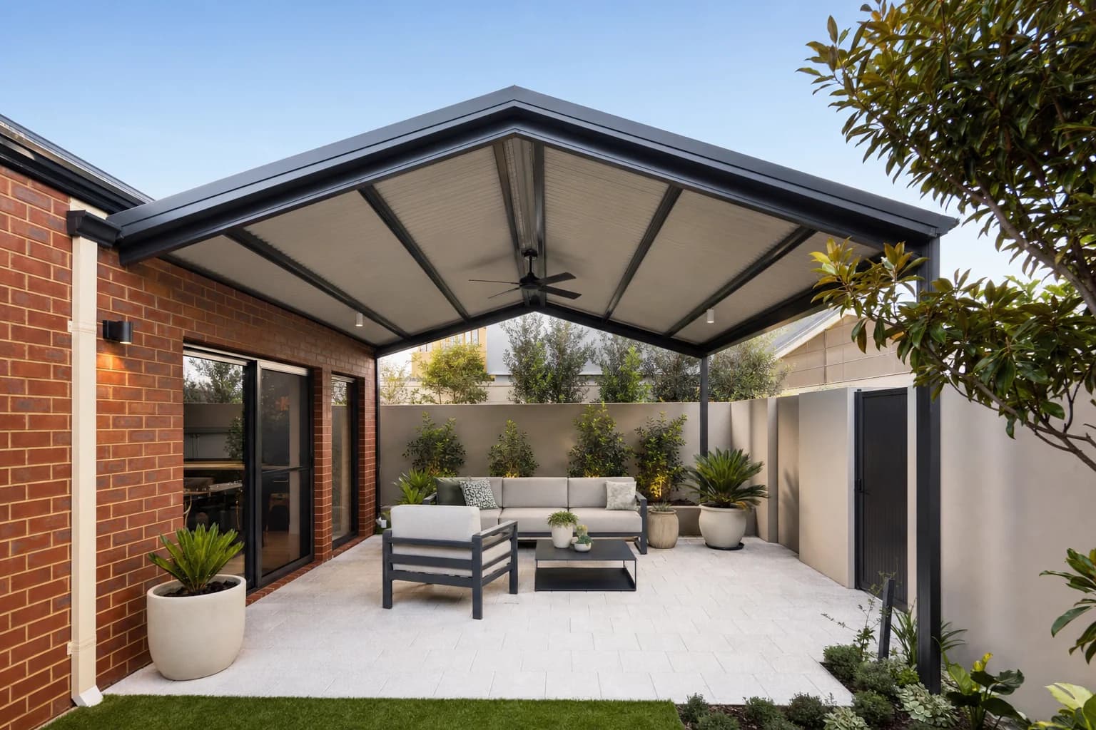Recent patio work in Burns Beach