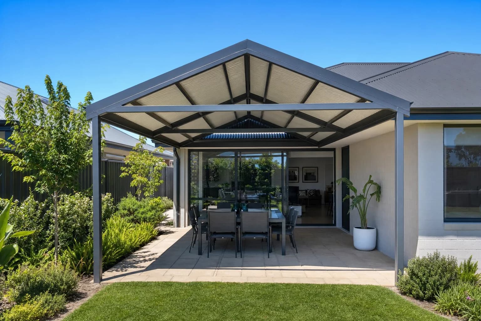 Gable Patios at a Joondalup home