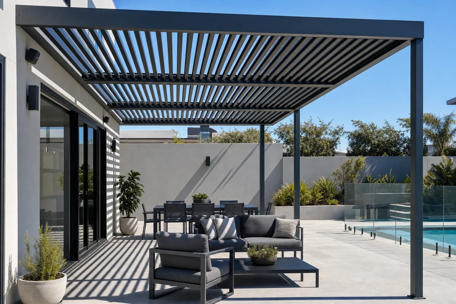 Pergolas at a Joondalup home