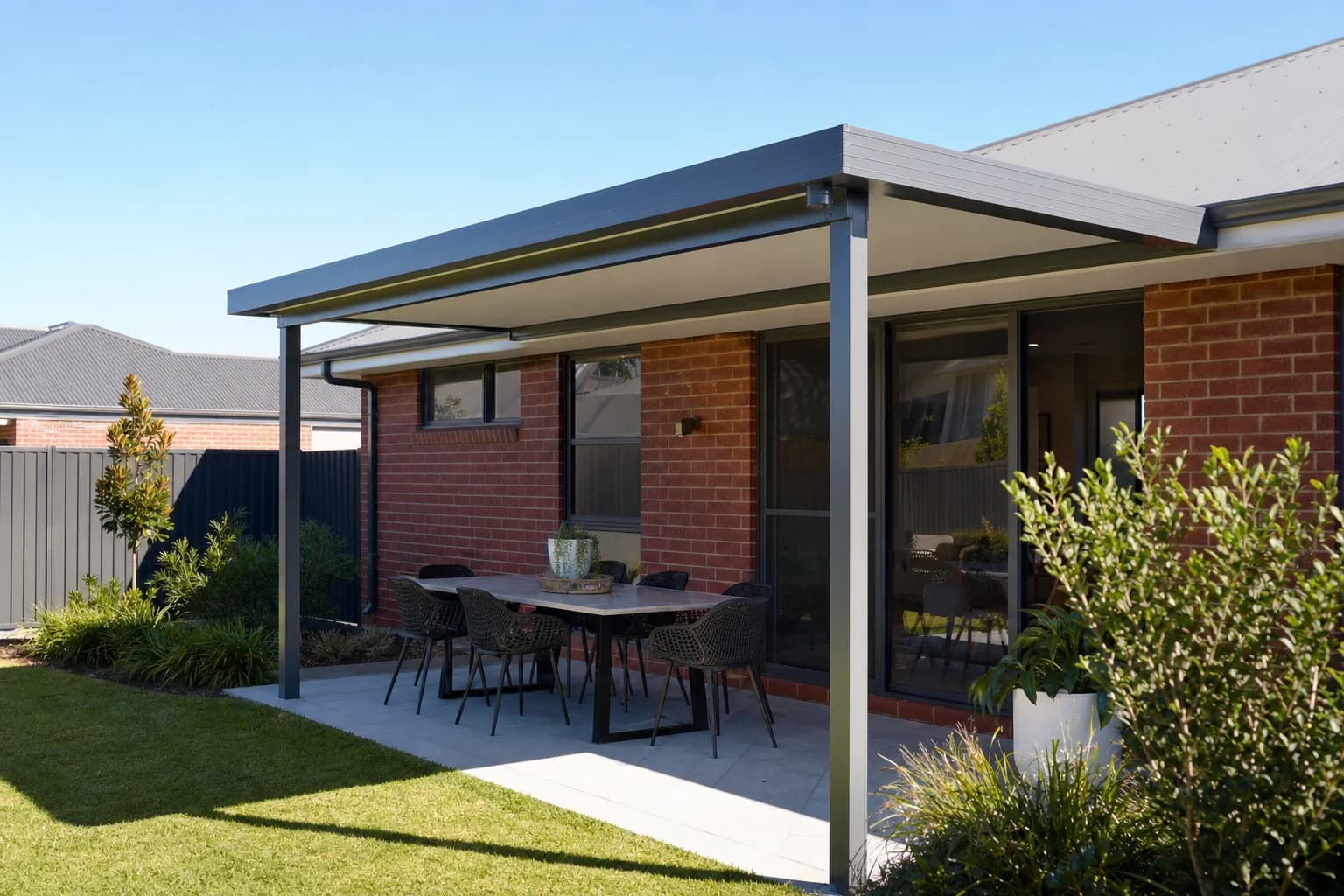 Recent patio work in Beldon