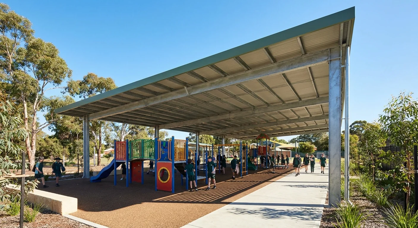 Commercial & Multi-Bay Carports detail in Perth