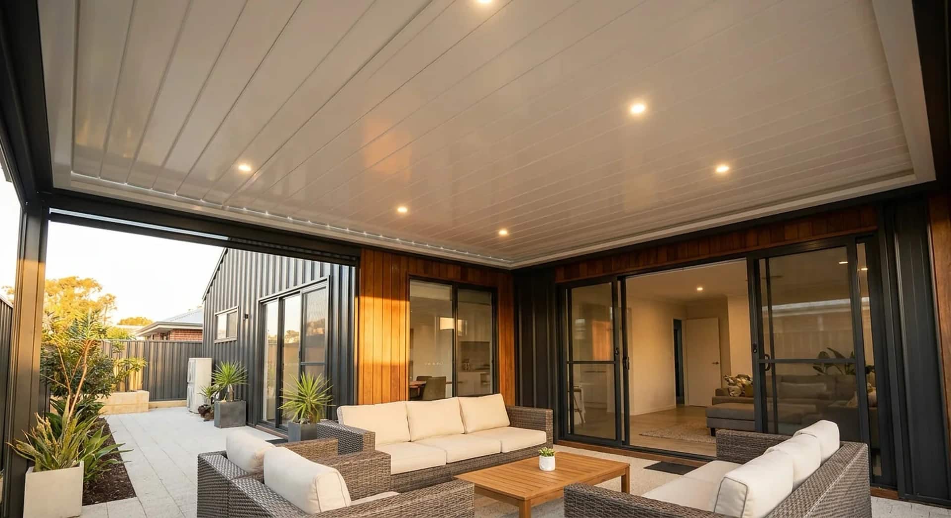 A well-maintained insulated patio on a Joondalup home